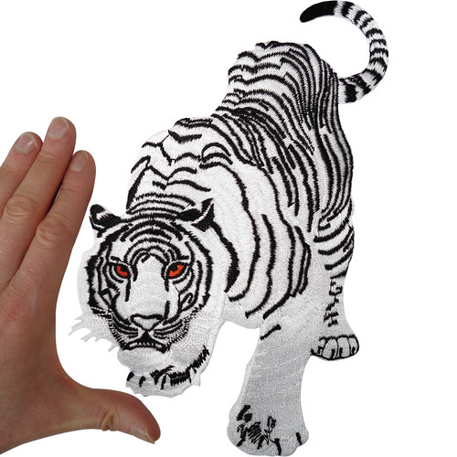 Big large white tiger - big,