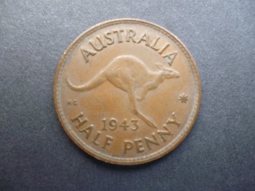 Australia half penny coin - australia,