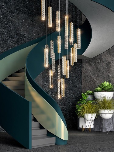 Crystal led pendant lamp - led,