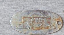 Vintage London Underground Tag