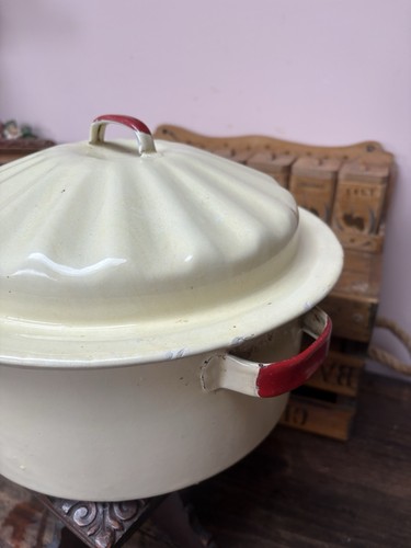 Rustic vintage enamelware cook - rustic,