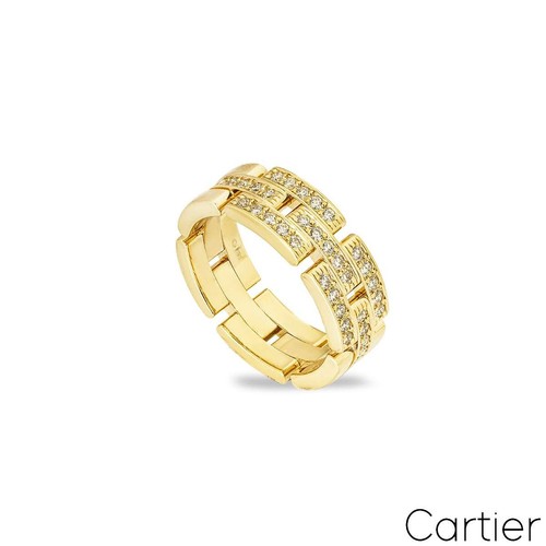 Cartier yellow gold diamond - cartier,