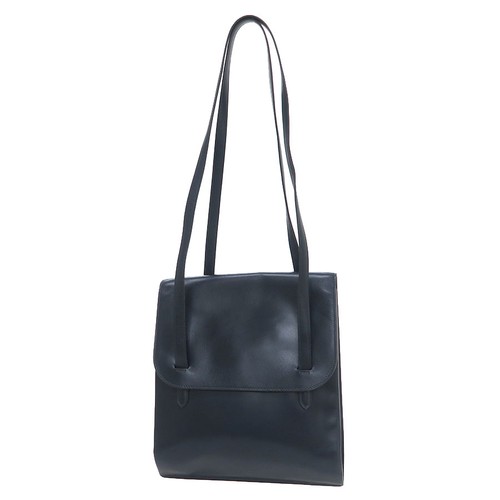 Hermes tote box calf navy - calf,