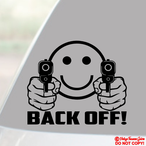 Smiley face pointing - smiley, guns