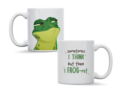 Personalised funny frog ret - funny, frog-ret