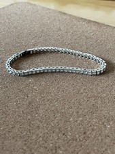 Vintage Sterling Silver Monet Tennis Bracelet 