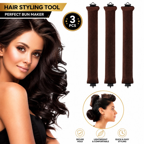 6pcs heatless hair - 3/6pcs,