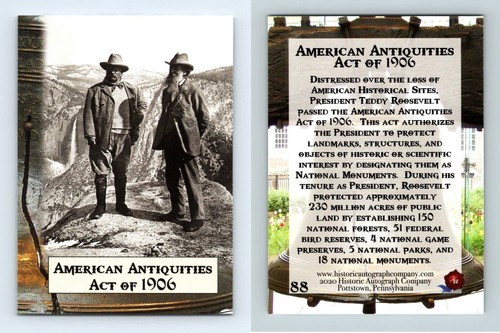 American antiquities act - american,