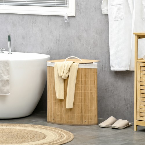 Bamboo laundry basket 55 - basket,,