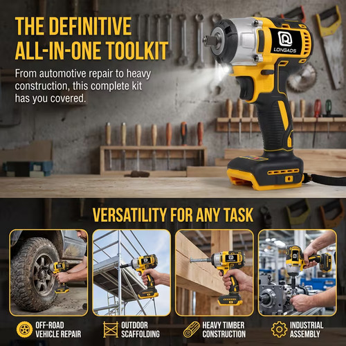 21v cordless impact wrench - wrench, kit