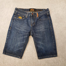 Superdry Mens Shorts 30 Blue