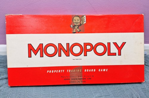 Vintage waddingtons monopoly - vintage,