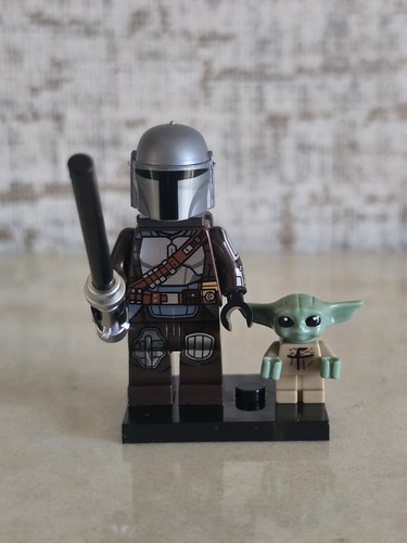 Mandalorian with grogu custom - mandalorian, grogu,