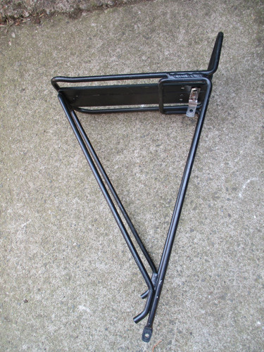 Short bicycle front - rack, black