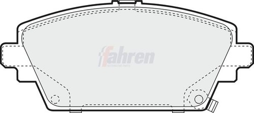 Front brake pad - brake, for