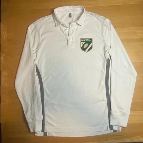 Benetton white long sleeve