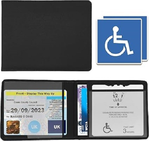 Disabled blue badge holder - badge,