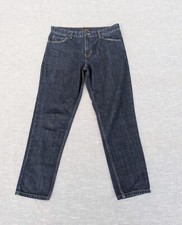 Tu Jeans Mens W34 L29 Dark Blue Zip Fly Slim Fit Denim Opening 7” in