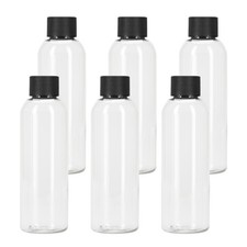 100ml Travel Bottles Holiday Toiletries Screw Top UK Made 30% Recycled Plastic