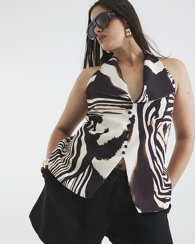 River island womens waistcoat - river,