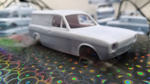 Printed ford escort mk1 van - 3d,