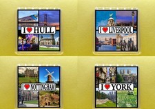 U.K City Drinks Coaster - 20 Cities to pick from*Christmas Stocking Filler Gift*