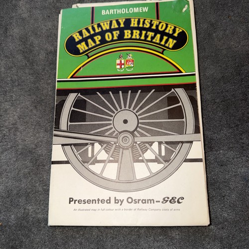 Railway history map britain - map,