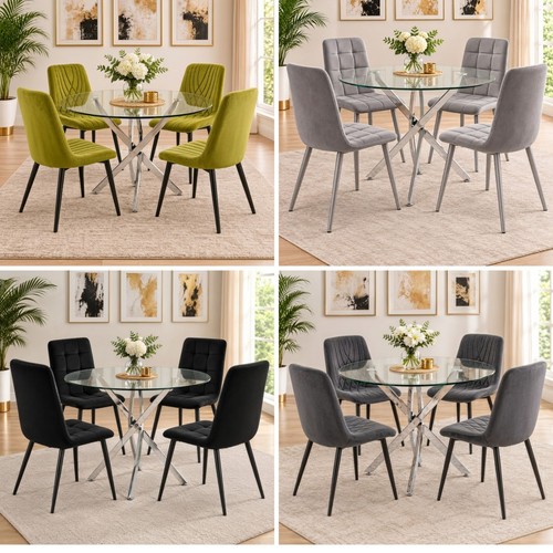 Seater round glass - seater, dining