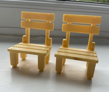 Sylvanian Families Applewood Store REPLACEMENT SPARE Café Cream Fold-up Chair