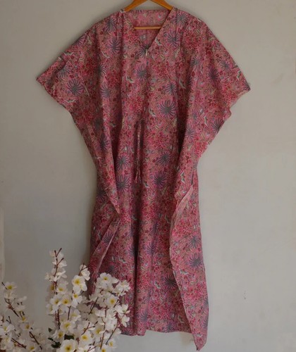 Indian pink kimono kaftans - indian,