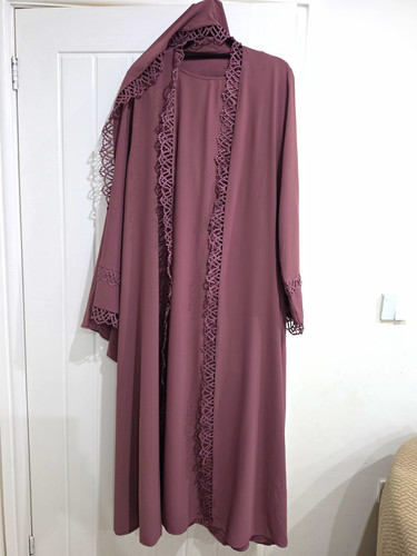 Women purple 4pc long duster - women's,