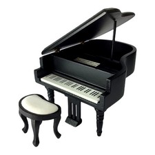 Dolls House Black Grand Piano