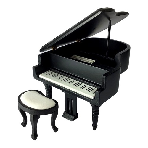 Dolls house black - black, piano