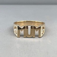 9ct Yellow Gold Mum Ring -