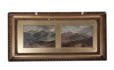 Antique Pair Of Oil Painting