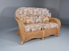 Vintage Burdekin Two Seater Rattan Settee Timeless Classic Shape EB10440 VBER