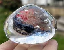 Signed Art Glass Paperweight