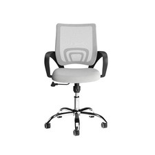 Tate White Mesh Office Chair - Sleek Ergonomics with Modern Appeal