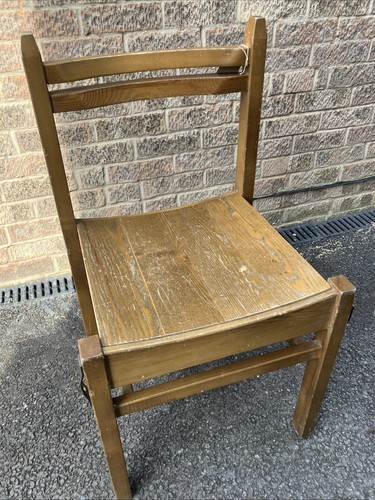 Chapel church chair - chair, elm