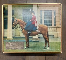 vintage toffee tin Queen