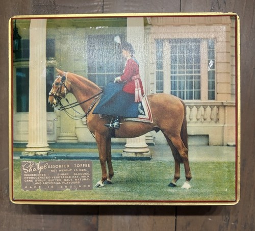 Vintage toffee tin - vintage,