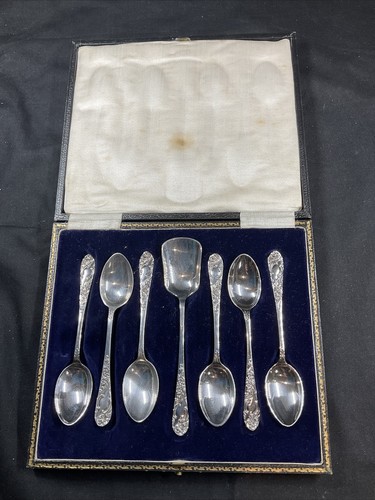Vintage box set silver plate - box,