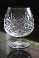 Set of 6 Cut Crystal Brandy