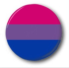 BI PRIDE FLAG - 25mm 1" Button