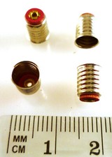 Miniature LES Lamp Holder For E5 or LES Bulbs 4 Pieces OM0316