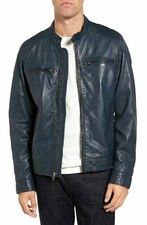 Men stylish leather jacket - men,