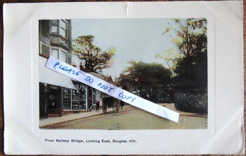 Antique postcard from railway - antique,