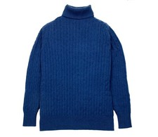 Geelong Lambswool Cable Roll Neck Jumper - Various Colours