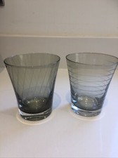 New Hand Blown And Hand Cut Set Of Two Tealight Holders - Virgin Vie At Home