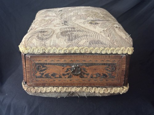 Antique sewing box double - antique,